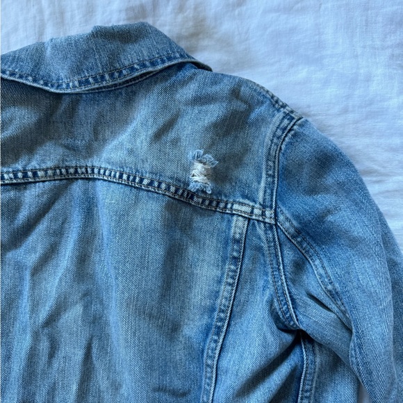 ABLE Long Merly Denim Jacket — XXS - Picture 3 of 5